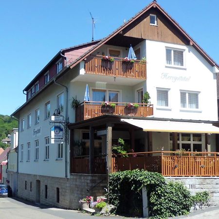 Restaurant - Pension Herrgottstal Creglingen Zewnętrze zdjęcie