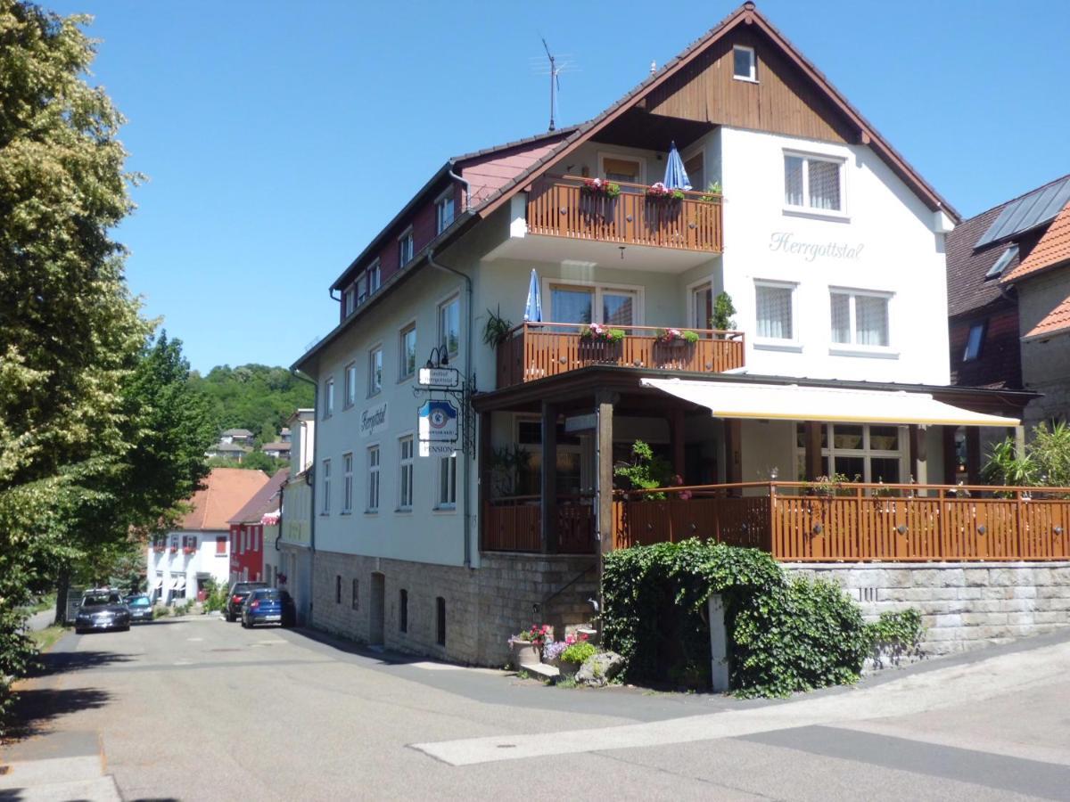 Restaurant - Pension Herrgottstal Creglingen Zewnętrze zdjęcie