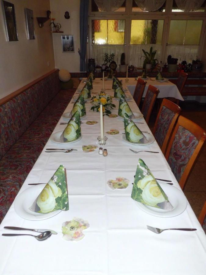 Restaurant - Pension Herrgottstal Creglingen Zewnętrze zdjęcie